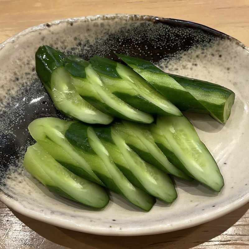 胡瓜一本漬け(大衆酒肴スタンドさかば。第3ビル店)