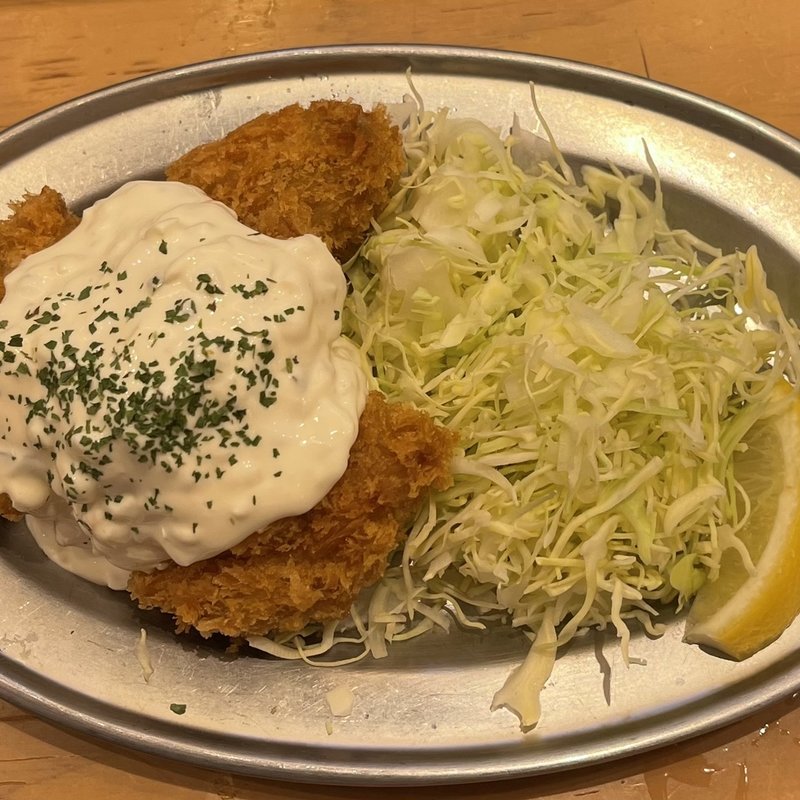 カキフライ(大衆酒肴スタンドさかば。第3ビル店)