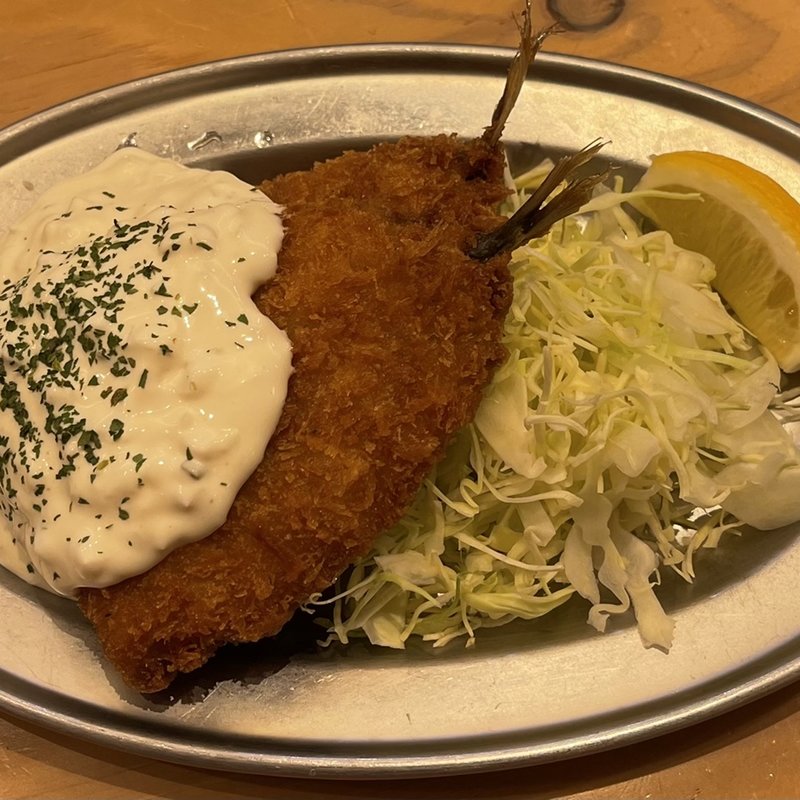 アジフライ(大衆酒肴スタンドさかば。第3ビル店)