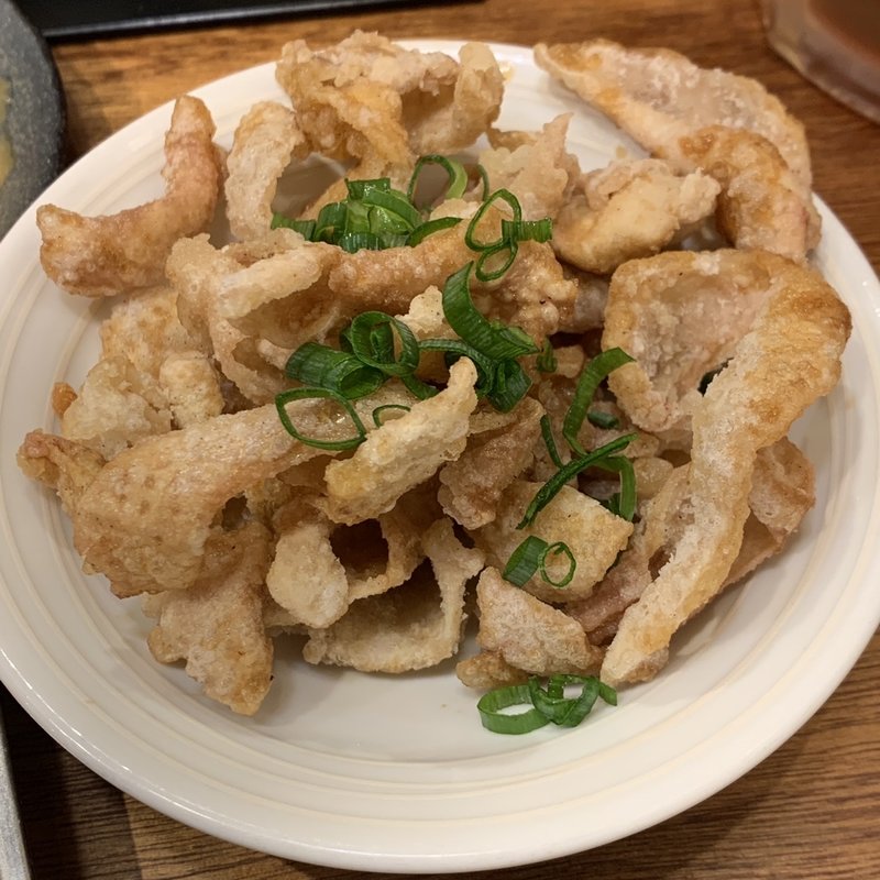 かりかり鶏皮ポン酢(串かつ でんがな 荻窪店 )