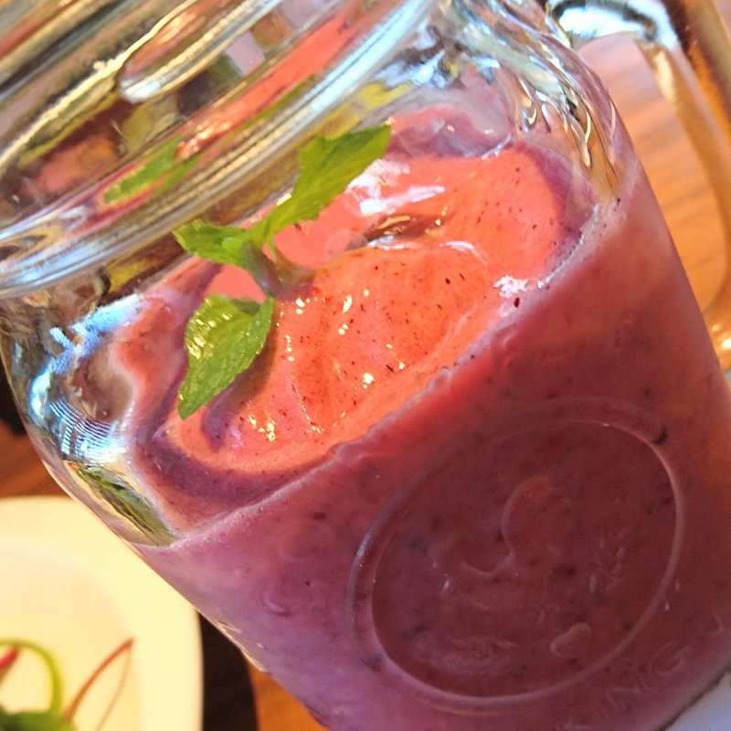 ピタヤスムージー(むさしの森珈琲　三鷹牟礼店)