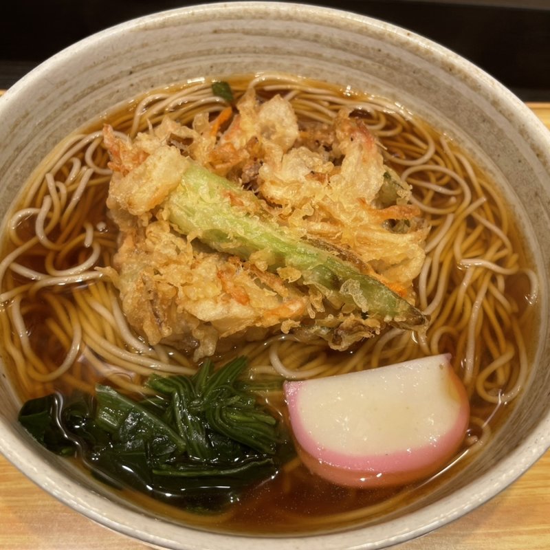 かき揚げそば(小諸そば 新橋店)