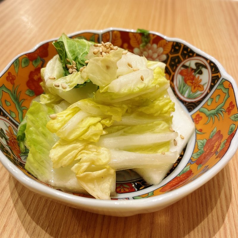 白菜の浅漬け(焼売酒場 なかめ)