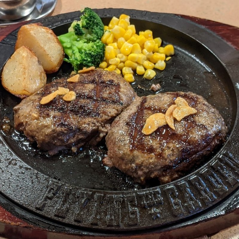 爆弾ハンバーグキングランチ(250g)(フライングガーデン 鹿沼店 )