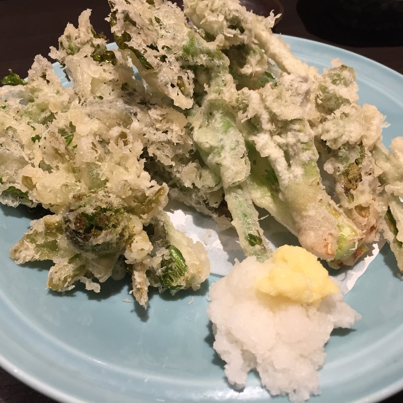春野菜の天ぷら(弥太郎 たまプラーザ店)