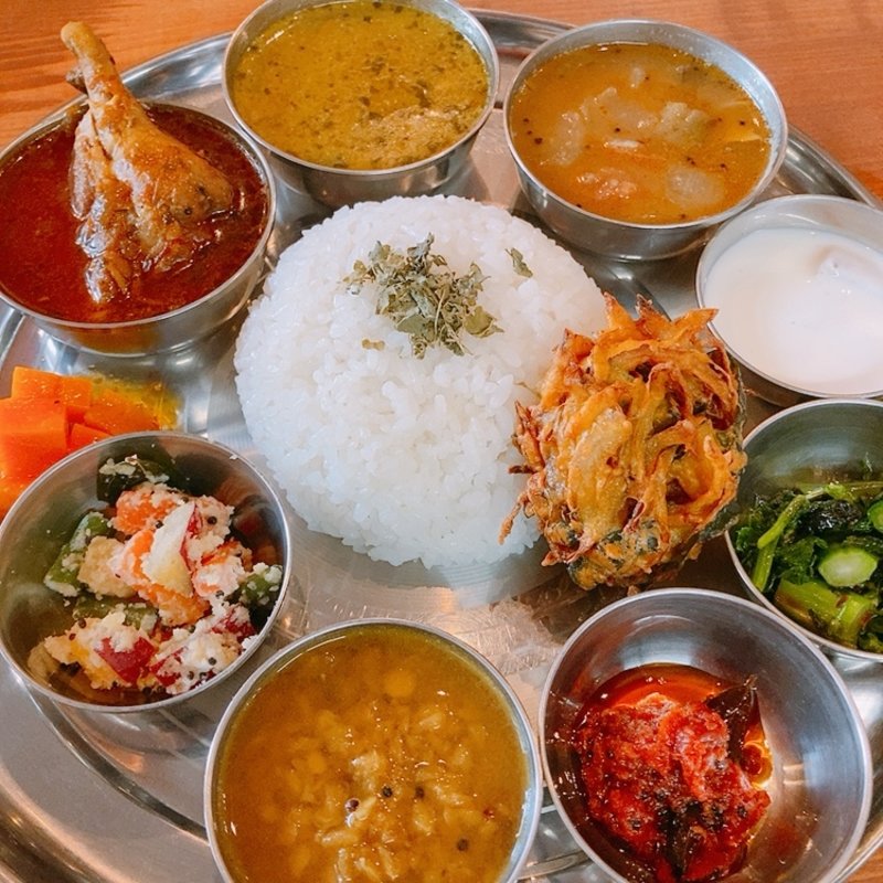 カレー3種盛り(ぱんちょり)