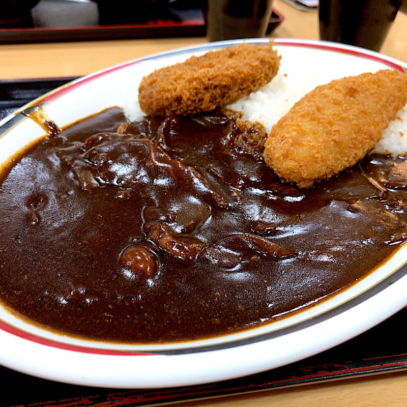 黒ビーフカレー 大盛り(大衆食堂 半田屋 東口BiVi店 )