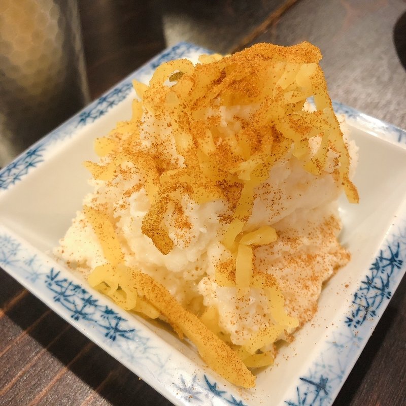 カレーたくあん　ポテサラ(やきとり鳥つき)