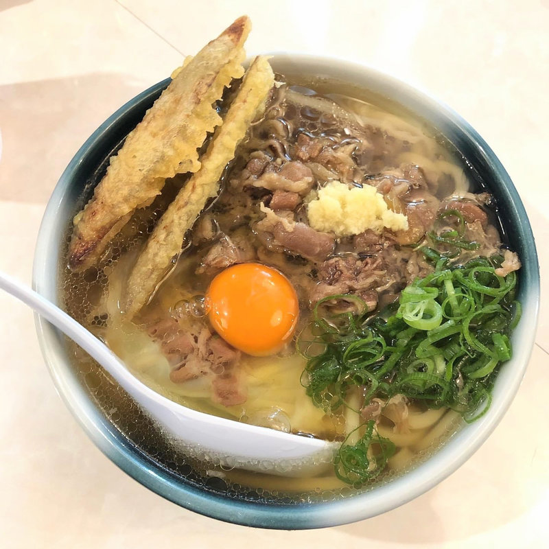 肉ごぼううどん(麺散)