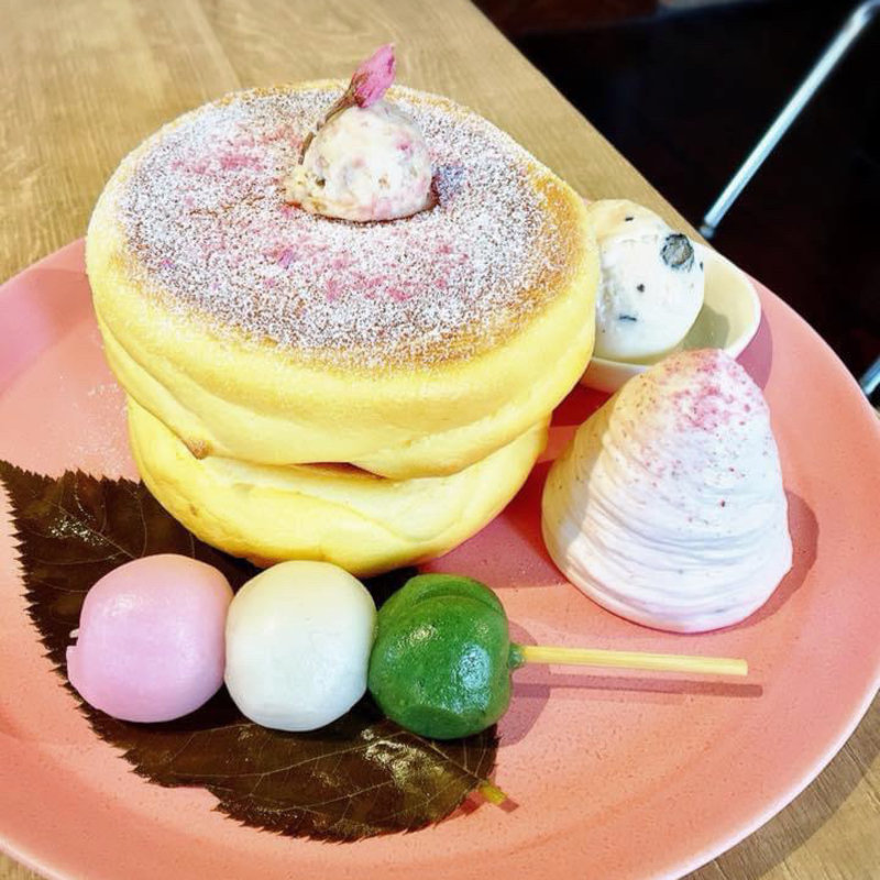 桜香る春の和パンケーキ(3 STARS PANCAKE （スリースターズパンケーキ）)