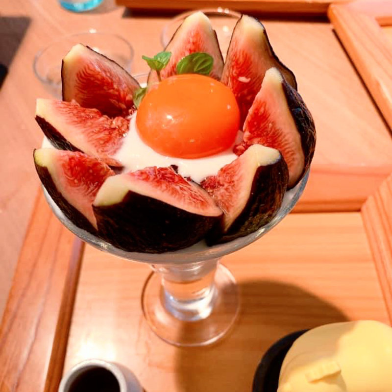 NAMAプリン いちぢく(しょうゆきゃふぇ元町)