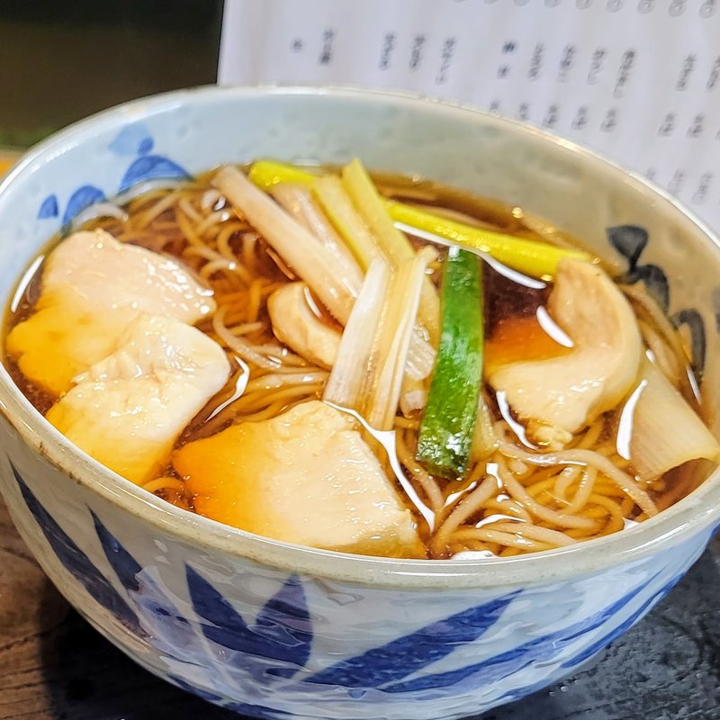 かしわそば(緑寿庵)