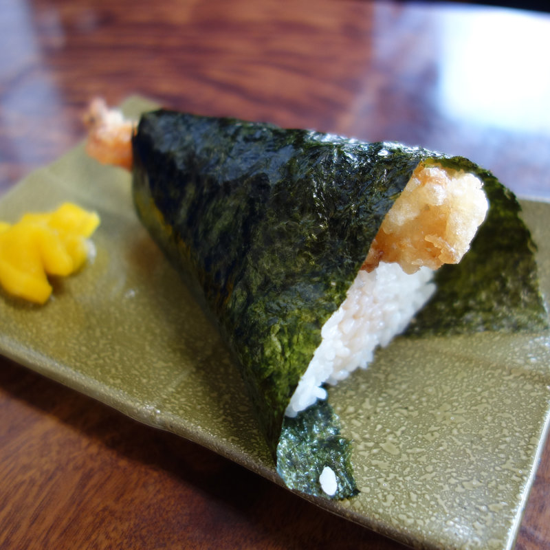 天むす(庄屋うどん)