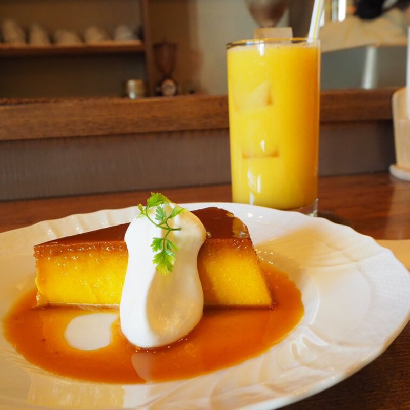 かぼちゃプリン(カフェ プリヤートナ)