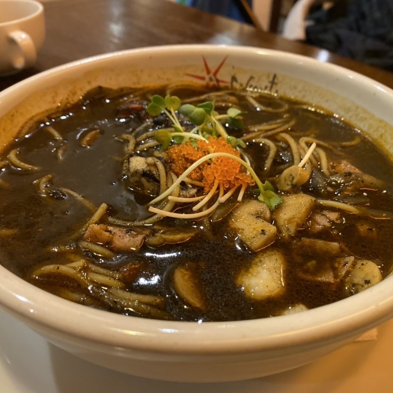 イカ墨スープパスタ(イタリア式食堂イルキャンティ)