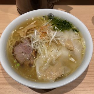 海老塩ワンタン麺(ひるがお　エディオンなんば店)