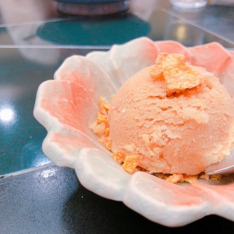 きなこシャーベット(道頓堀今井 本店)