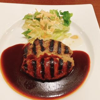 AII Beef ハンバーグ〜デミグラスソース(太陽のグリル 佐野プレミアム・アウトレット店)