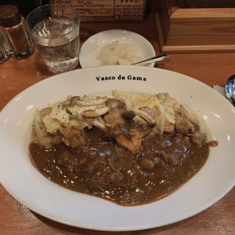 ガリバタチキンカレー(ヴァスコ・ダ・ガマ 本店)