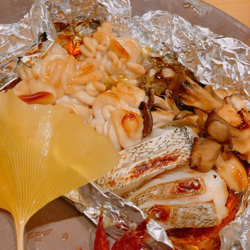 真鱈と白子のバター醤油焼き(横川橋 康次郎 )