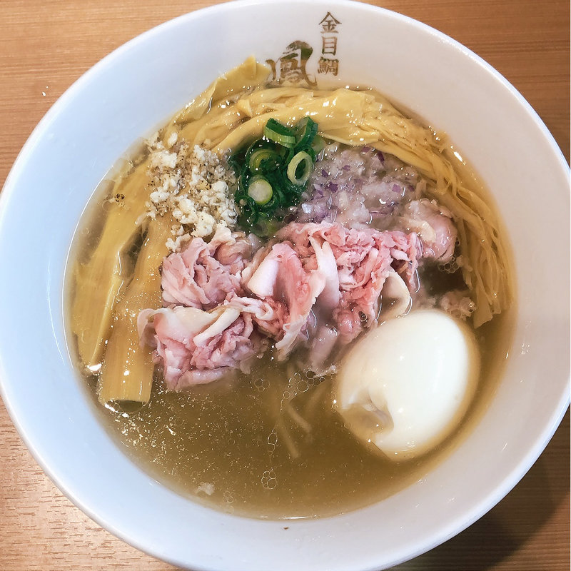 特製金目鯛ラーメン(金目鯛らぁ麺　鳳仙花)