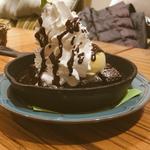 ホットブラウニー ホットアイス添え(モクオラ　ディキシーダイナー 新横浜店 （MOKUOLA Dexee Diner）)