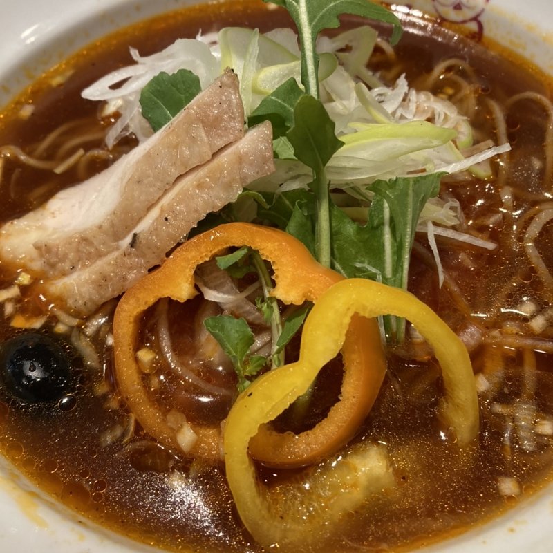 まっかなトマトの酸ラーメン(麺ダイニング ととこ )