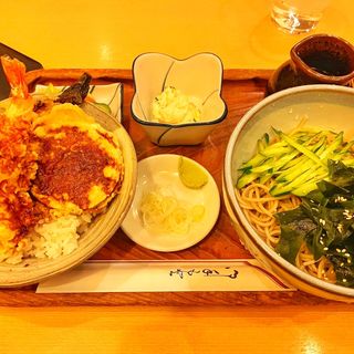 ミニ天丼セット(そば処 渋谷更科)