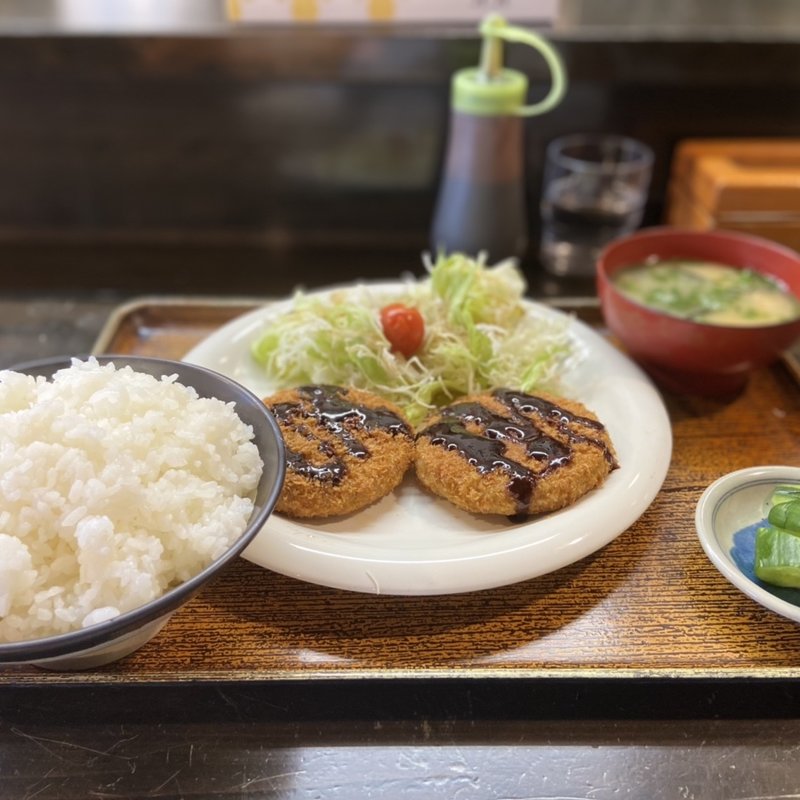 メンチカツ定食(吉ひろ)