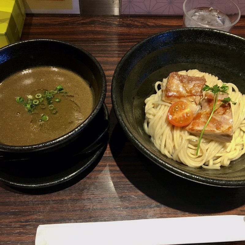 煮干しつけ麺 濃厚 (限定)(らーめん本竈 エスパル仙台店)