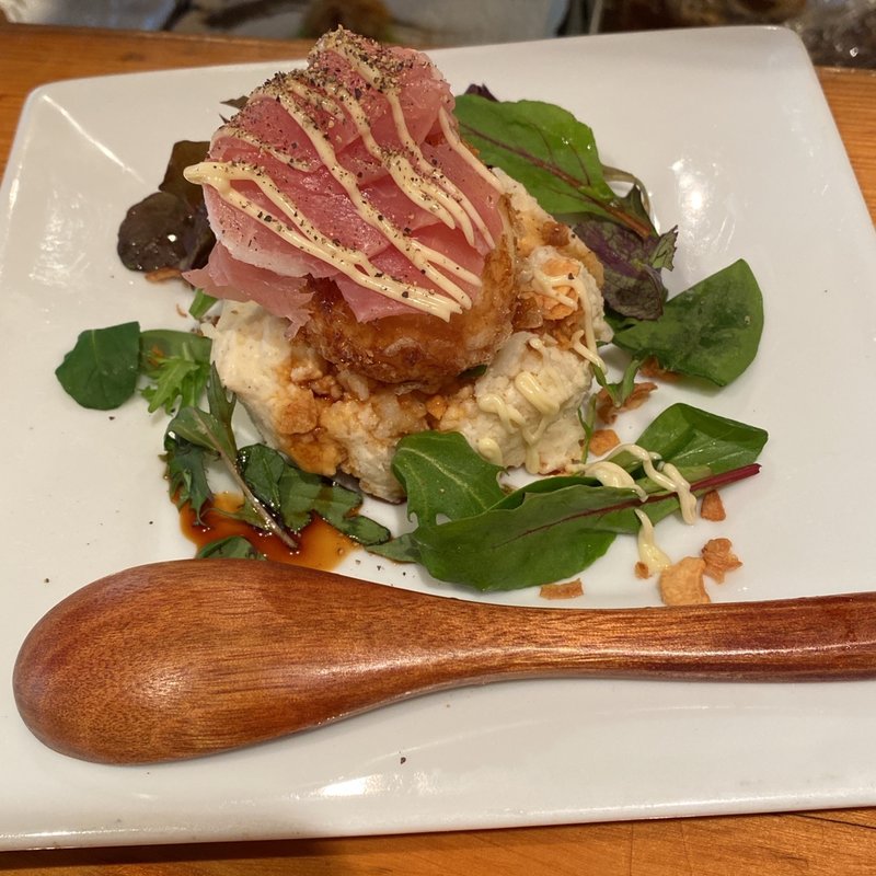 昔ながらのポテトサラダ(串天ぷら 段々屋)