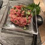 塩わさびユッケ(上等焼肉ひらく)