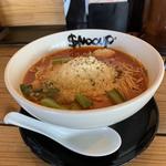 トマトラーメン　チーズトッピング