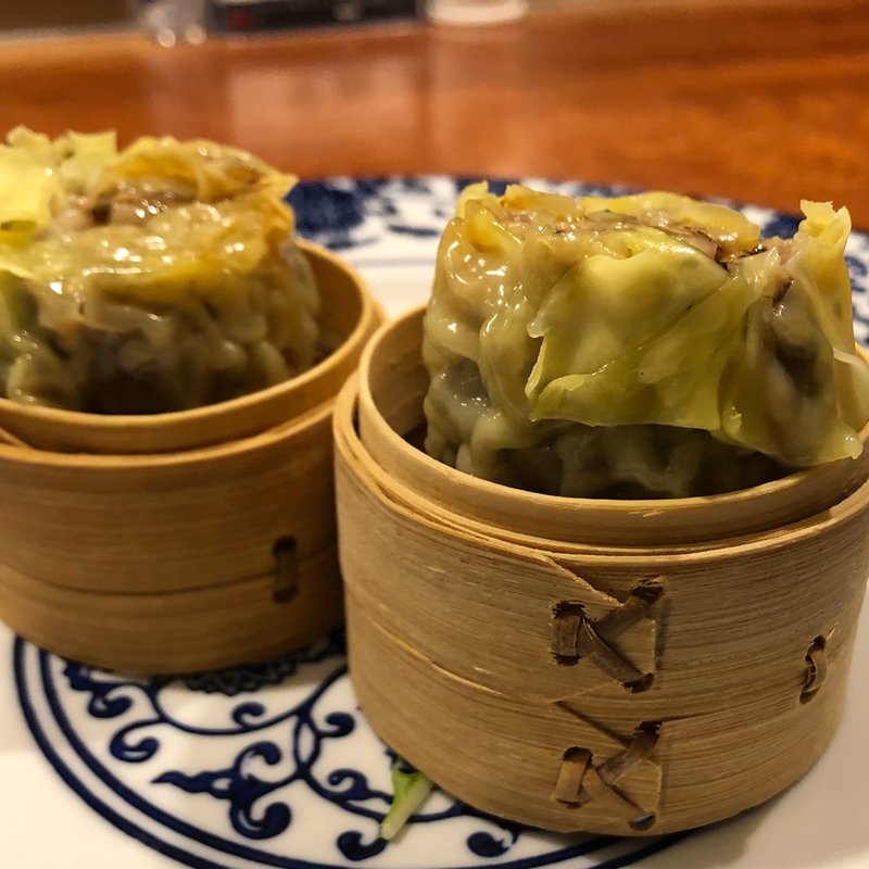 ふきのとうのシュウマイ(中国料理 風花雪月 代沢 金威)