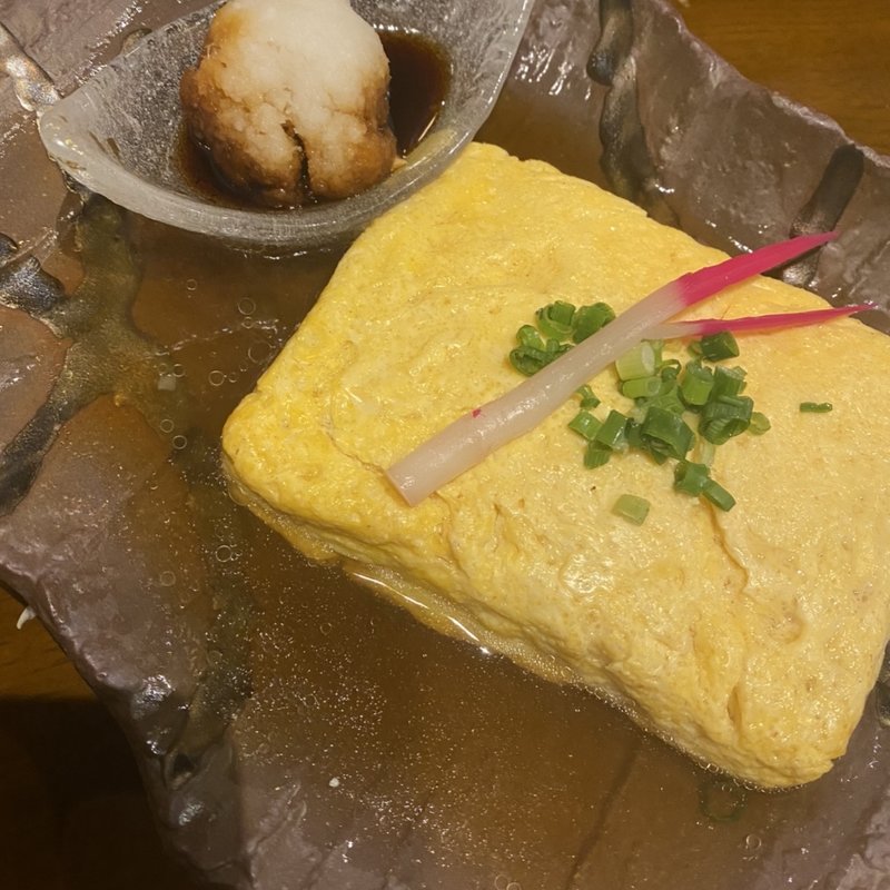 だし巻き卵(創作和風バル 自遊人)