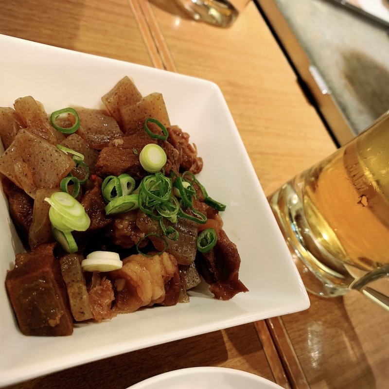 牛すじ煮込み(鉄板焼 あ・らん)