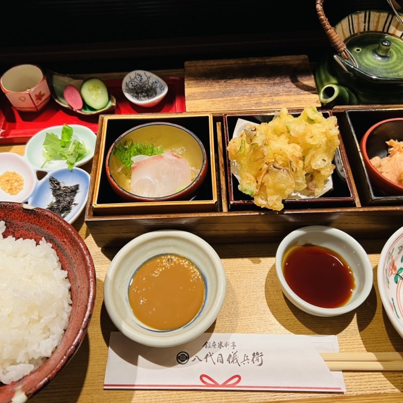 三種のお茶漬け銀シャリ御膳(銀座米料亭 八代目儀兵衛 )