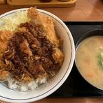 ソースカツ丼(梅)+とん汁小(かつや 稲毛海岸店)