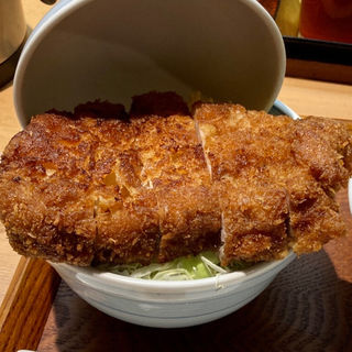 厚切りロースカツ丼(茶美豚300g)(活旬　大桝)