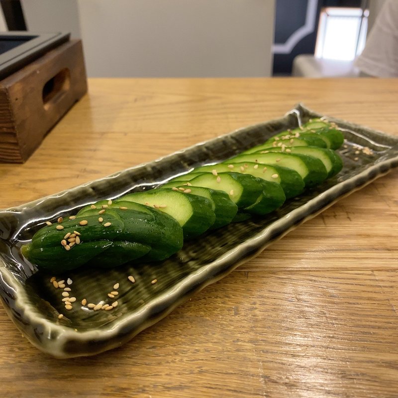 きゅうり一本漬け(栄の串 せぶん)