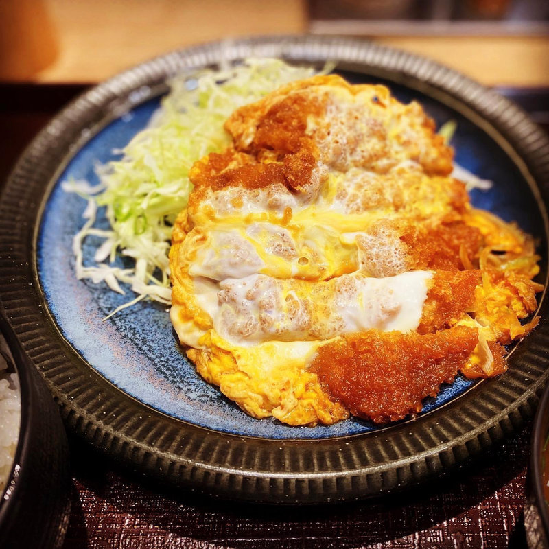 カツ玉ライス(とんかつ 銀座梅林 )
