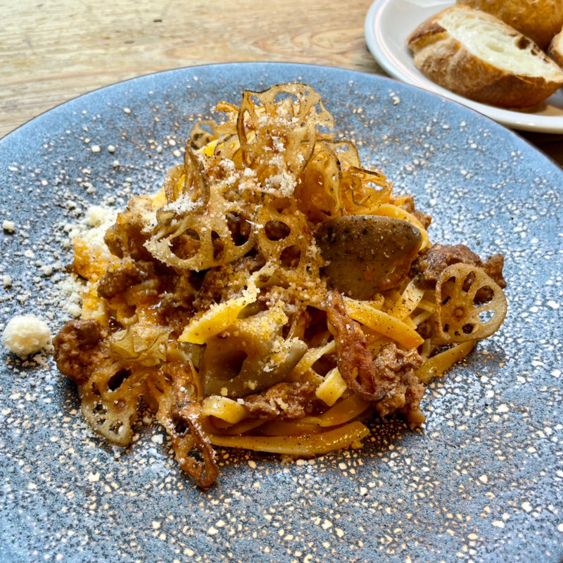 牛肉と新蓮根のボロネーゼ(ESPRESSO D WORKS 池袋)