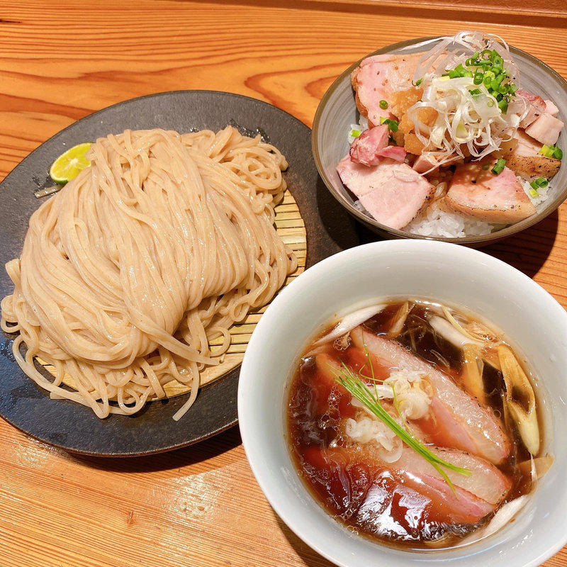 鴨つけそば(らぁめん鴇 （とき）)