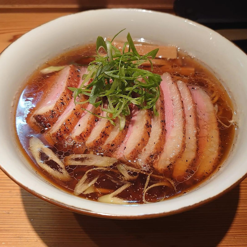 鴨そば鴨ロース増し(らぁめん鴇 （とき）)