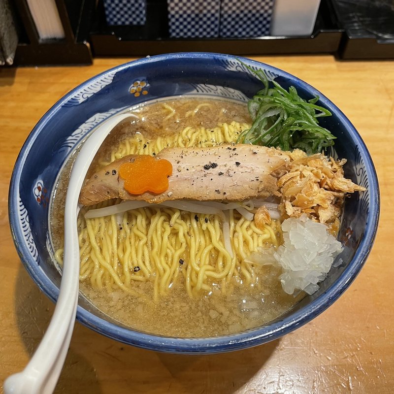 背脂焦がし醤油　大盛(なかご)