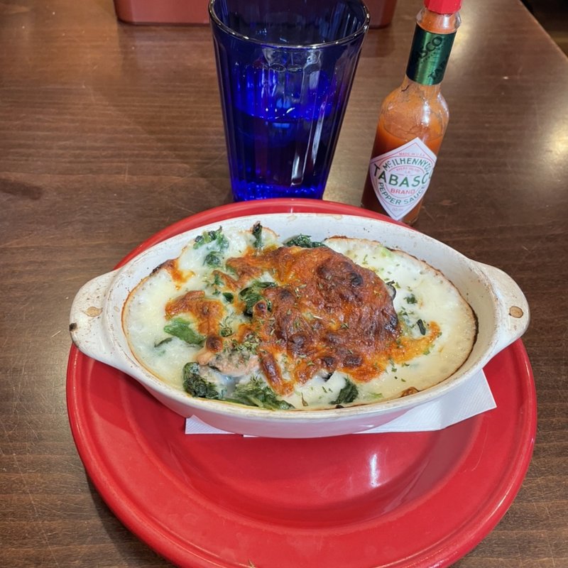 牡蠣とほうれん草のグラタン（ハーフ）(キングス)