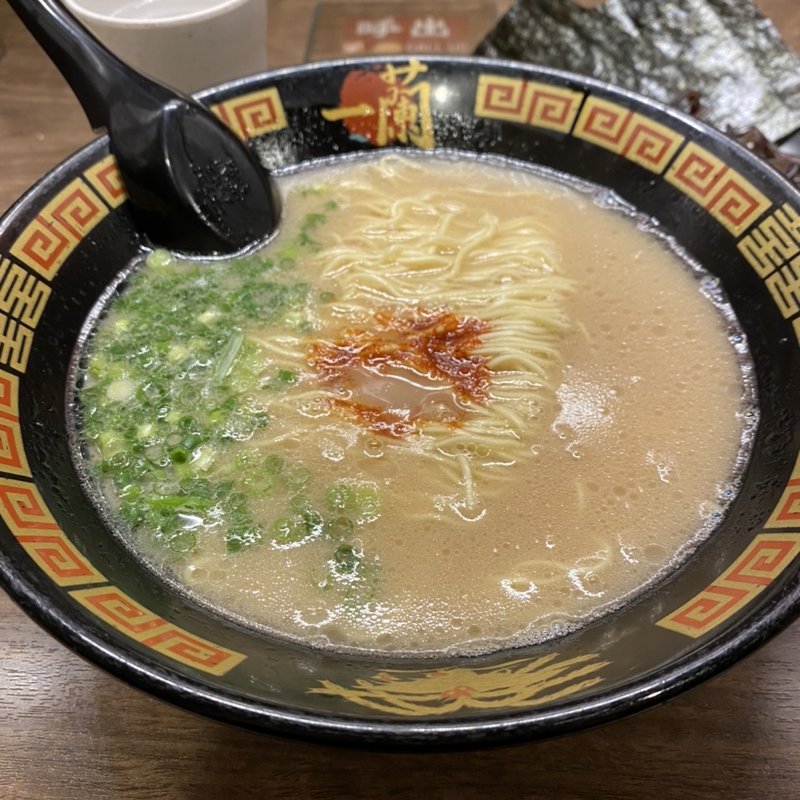 ラーメン(一蘭 心斎橋店)