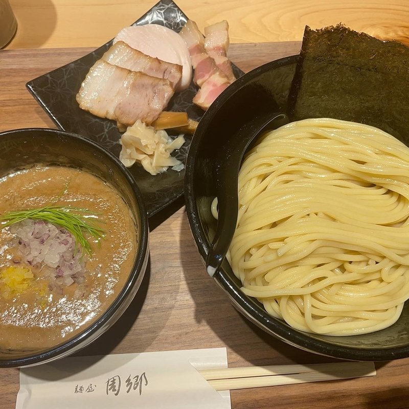 焼豚つけ麺(麺屋周郷)