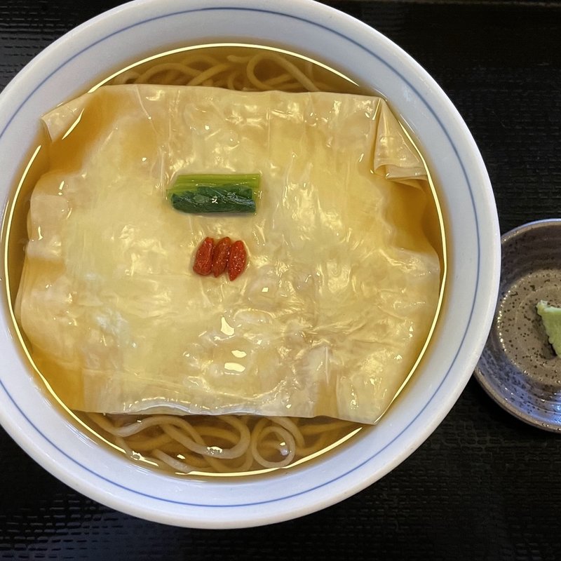 湯葉そば(本家鶴喜そば本店)