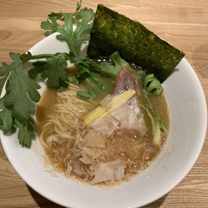 魚介白湯ラーメン塩(銀影丸)
